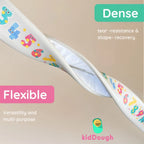 KidDough Baby Proofing Printed Flat Edge Protector - 2 Meters Safety Strip,( Number)