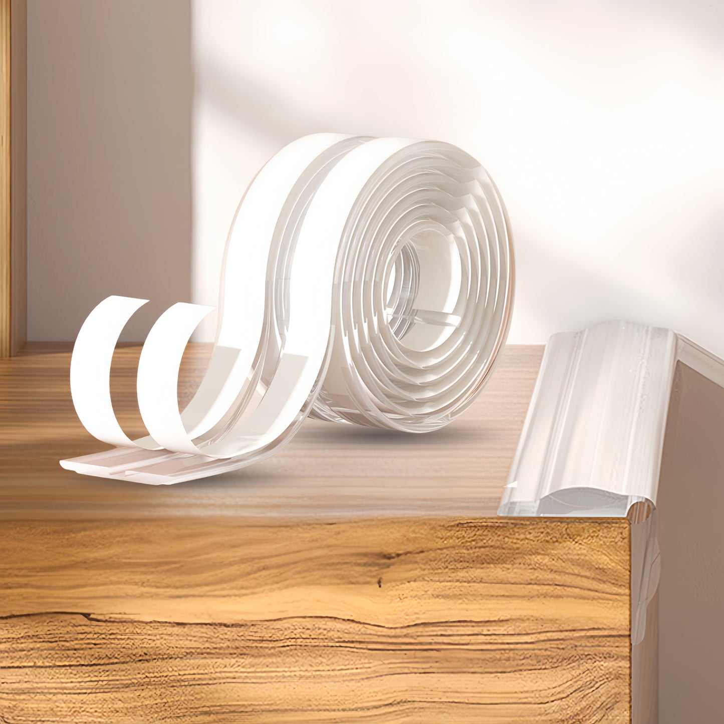 Kiddough Baby Proofing Edge & Corner Protector | Child Safety Cushion For Table, Sharp Corners (2 Meters)