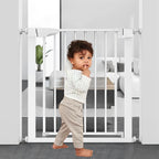 Kiddough Baby Safety Gate - (131-138cms Adjustable Width Coverage)