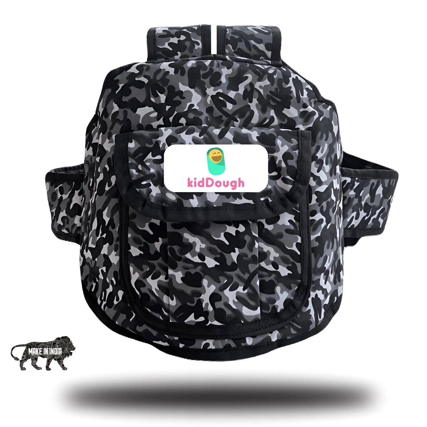 Kiddough Baby Safety Belt for Two Wheeler Bike/Scooty (Grey)