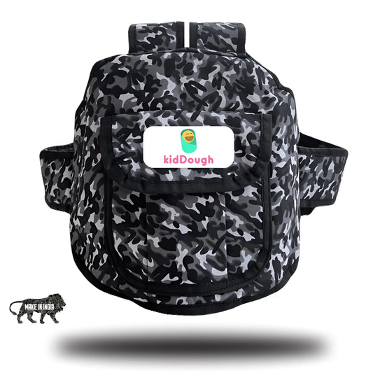 Kiddough Baby Safety Belt for Two Wheeler Bike/Scooty (Grey)