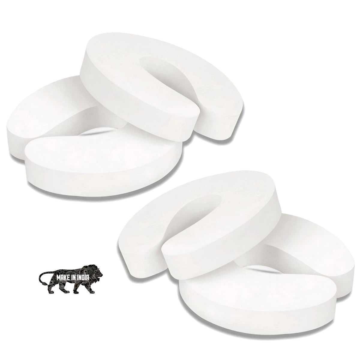Kiddough Baby Proofing Finger Pinch Door Guard - Pack of 4 C-Shape