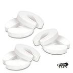 Kiddough Baby Proofing Finger Pinch Door Guard - Pack of 6 White C-Shape