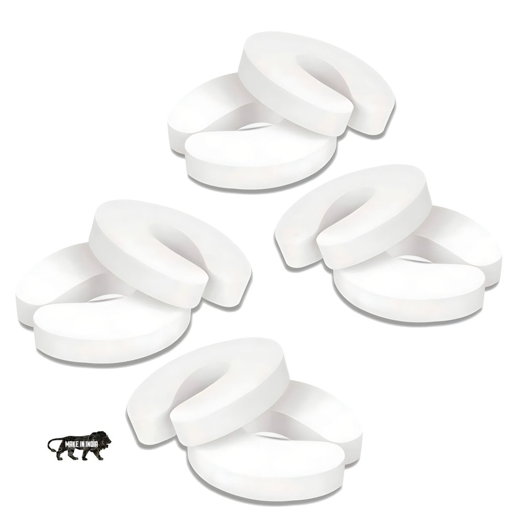 Kiddough Baby Proofing Finger Pinch Door Guard - Pack of 8 C-Shape