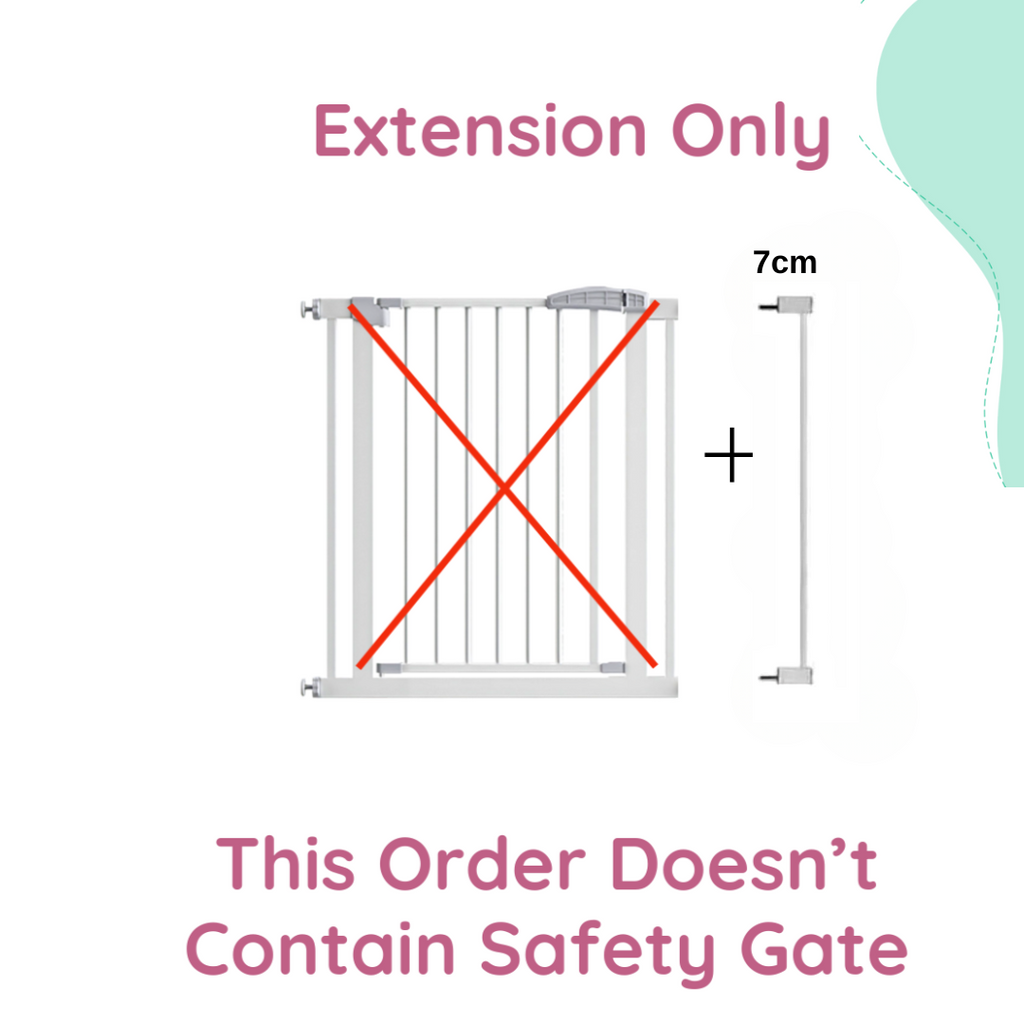 Kiddough Safety Gate Extension (Gate Extension (7cms))