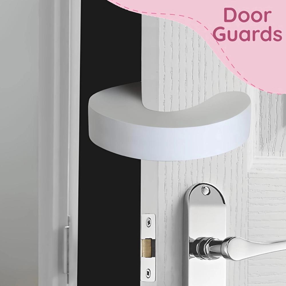 Kiddough Baby Proofing Finger Pinch Door Guard - Pack of 4 C-Shape